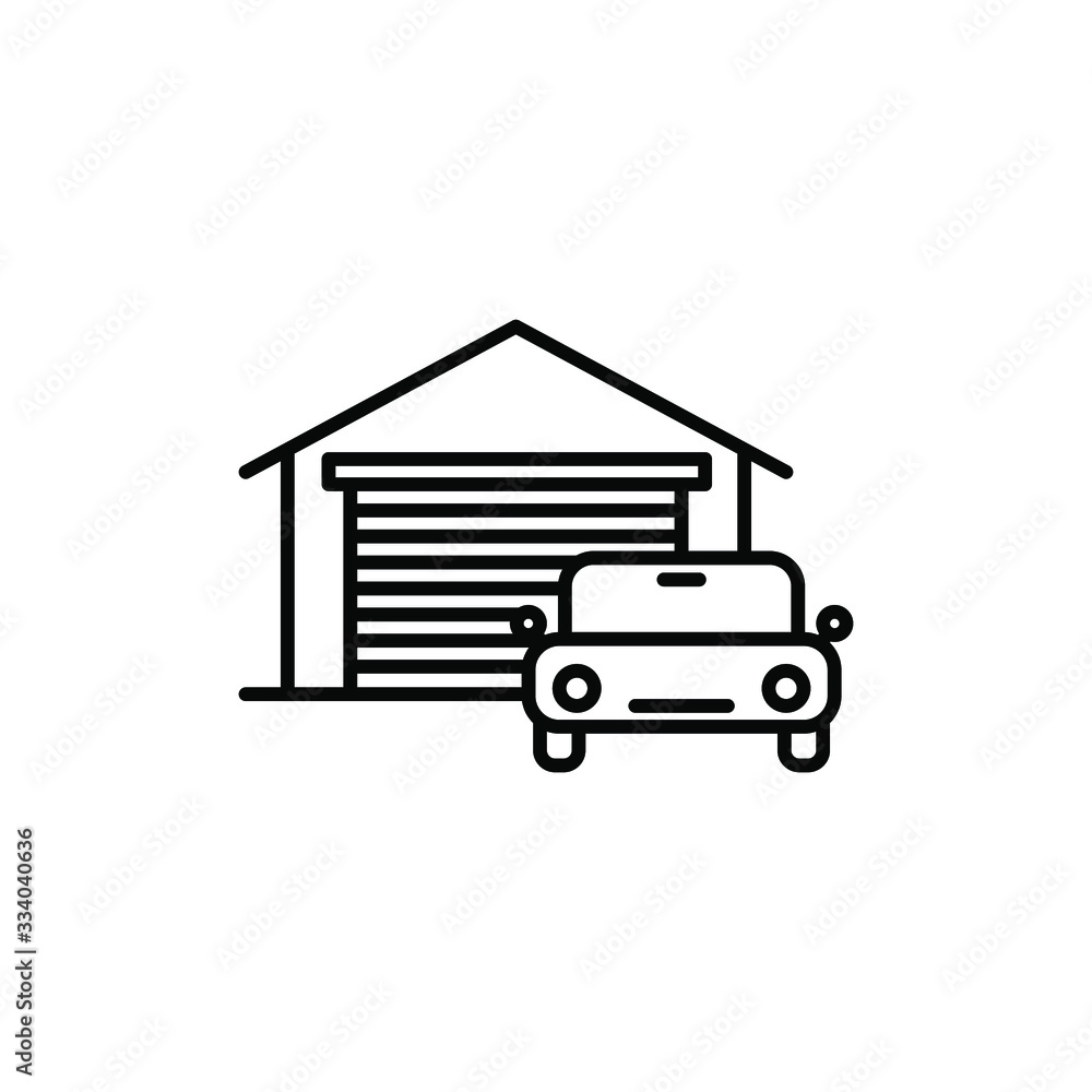 garage icon template garage icon template