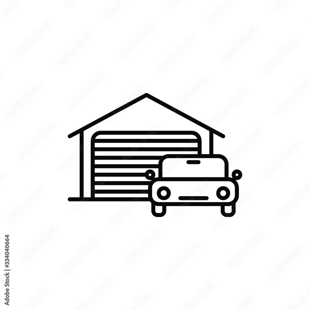 garage icon template garage icon template