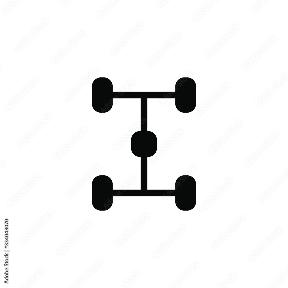 chassis car icon template chassis car icon template