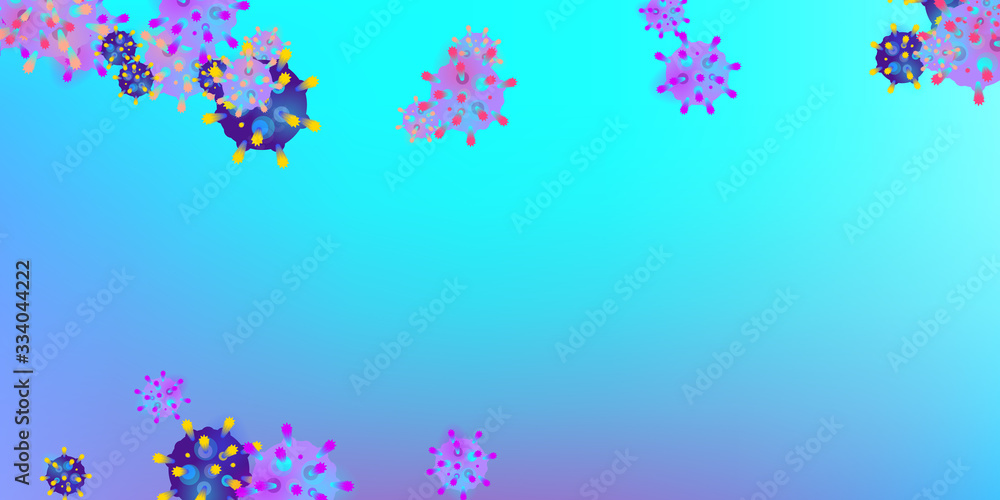 Coronavirus Vector Background. Epidemic Virus Coronavirus Vector Background. Epidemic Virus