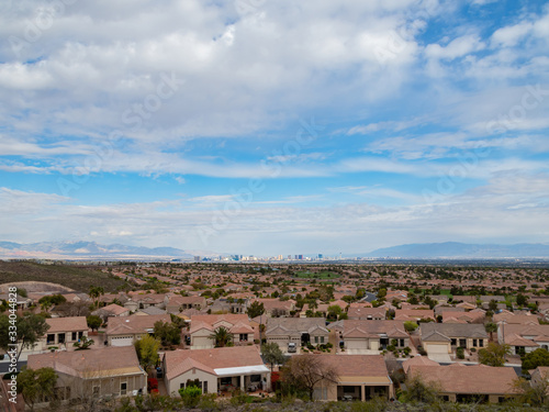 Beautiful residence area of MacDonald Ranch with the strip view