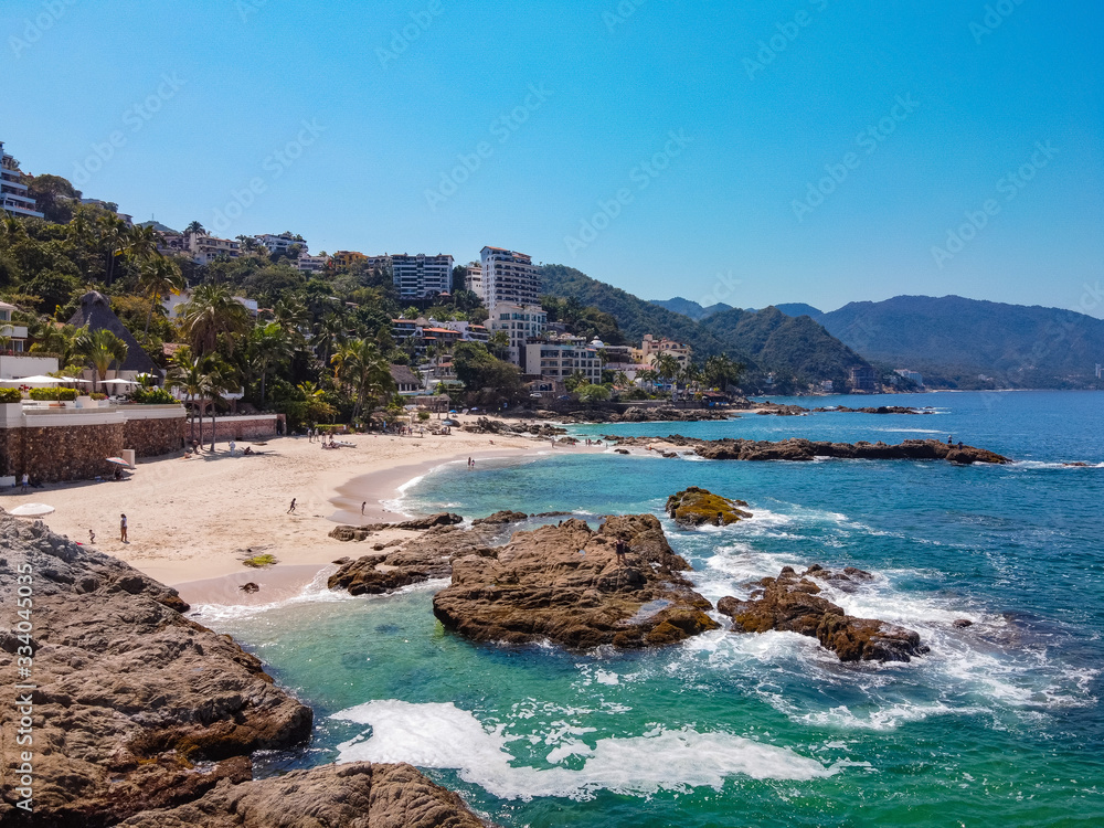 Fototapeta premium Conchas Chinas Beach, Puerto Vallarta