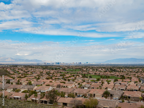 Beautiful residence area of MacDonald Ranch with the strip view