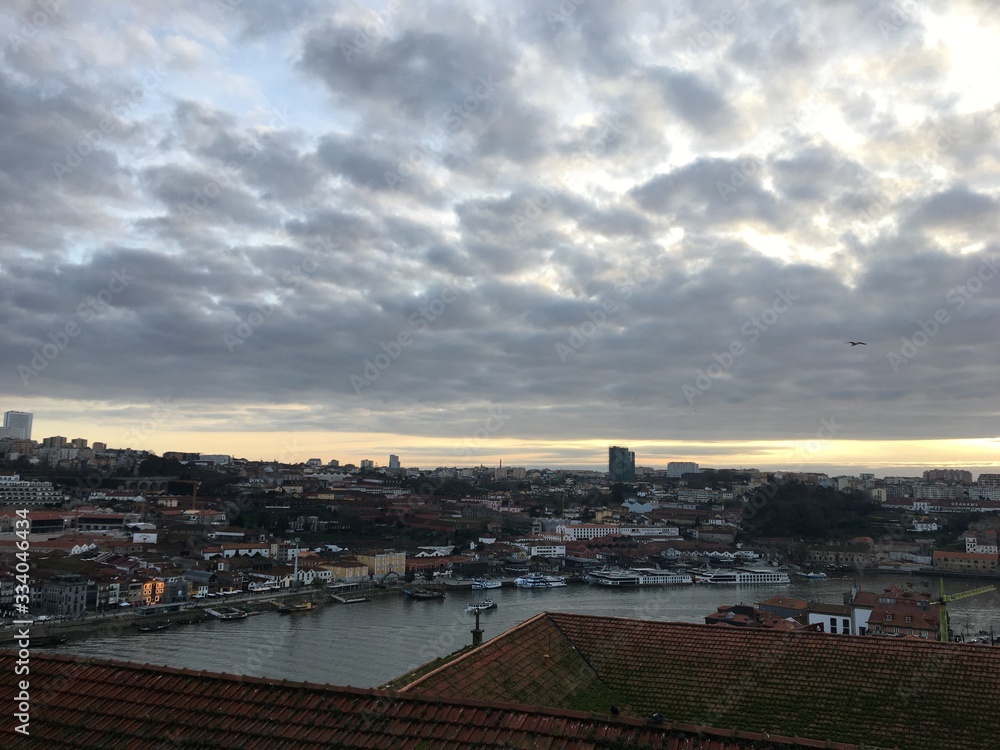 Portugal Cielo de Porto en Oporto