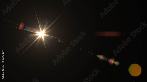 Abstract stylish light effe...