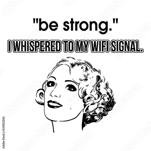 90s vintage style girl funny apparel design - VECTOR