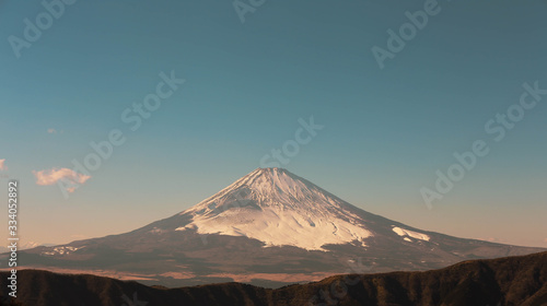 aerial view of volcano teide FuJi