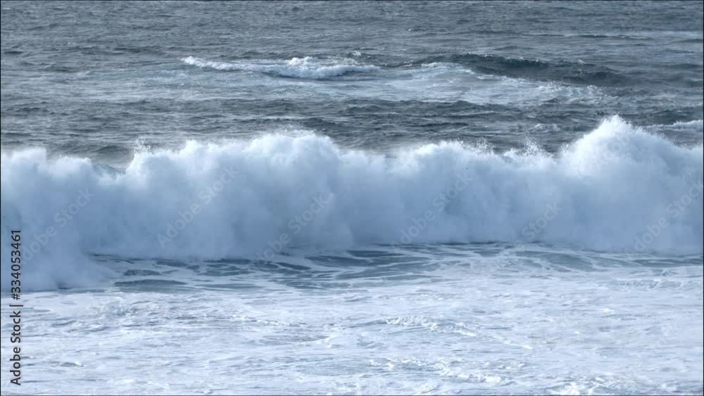 Slow motion of waves breaking, Fuerteventura. Slow motion of waves breaking, Fuerteventura.