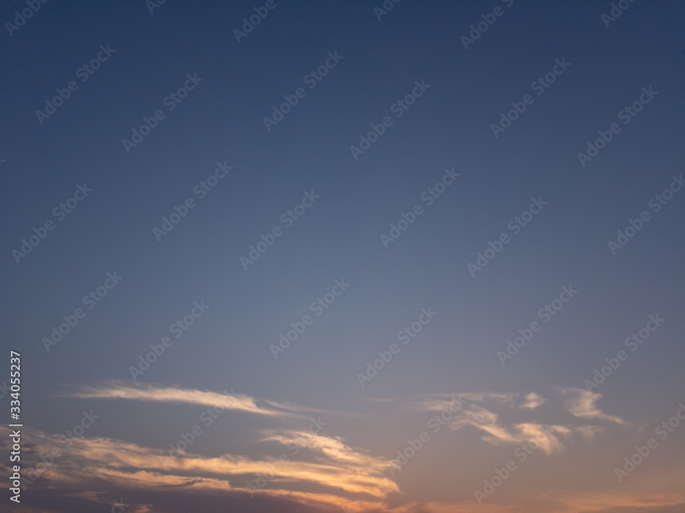 Obraz premium dramatic sky with clouds, 