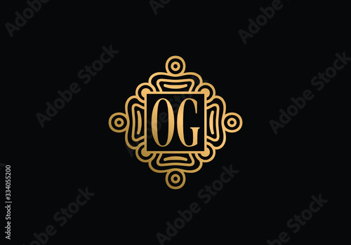 O G Initial Letter Logo design vector template, Graphic Alphabet Symbol for Corporate Business Identity