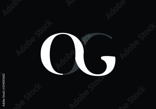 O G Initial Letter Logo design vector template, Graphic Alphabet Symbol for Corporate Business Identity