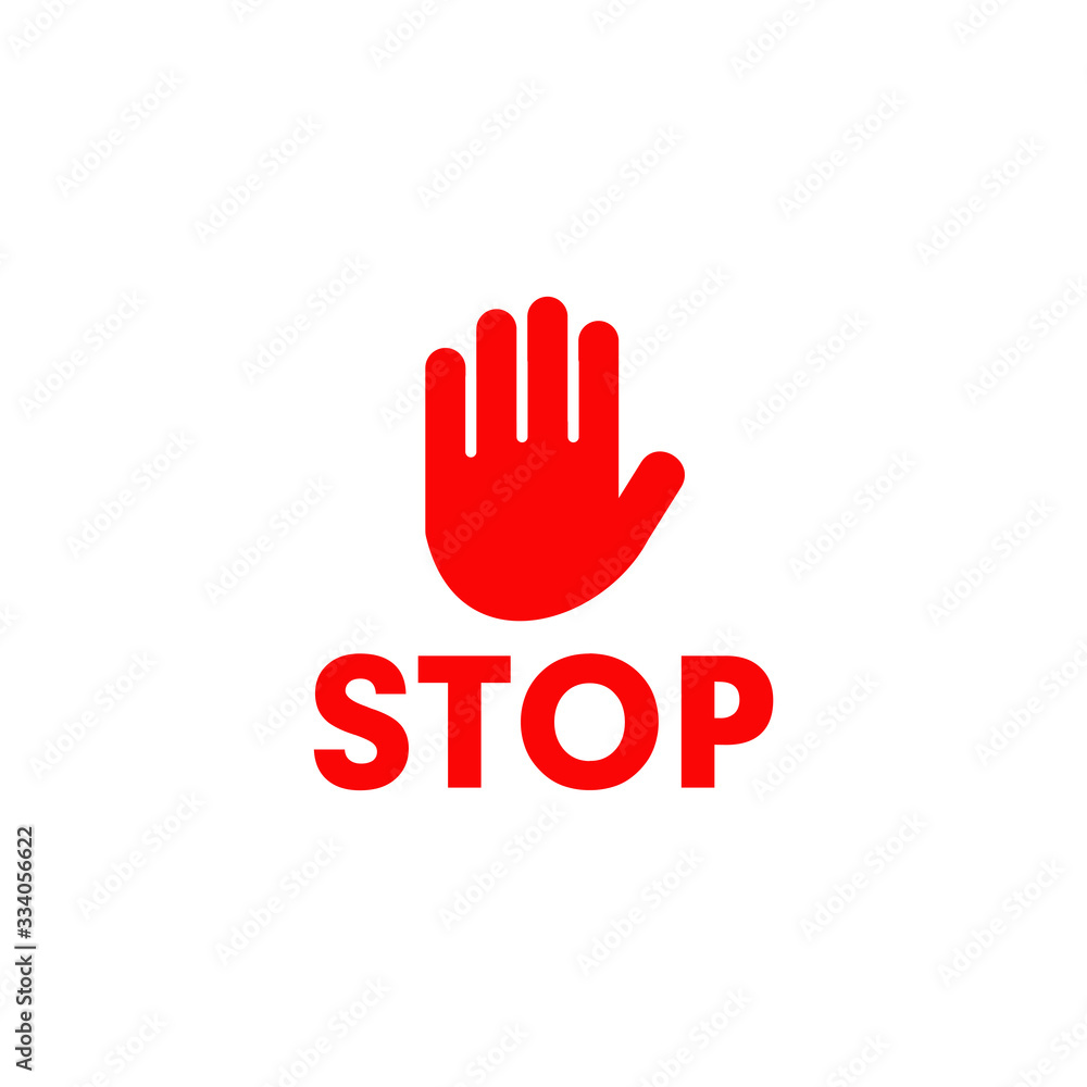 Stop sign icon logo design vector Stop sign icon logo design vector