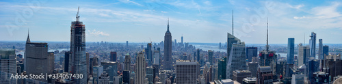 New York City skyline from 30 Rock summer © Heather