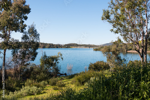 A water supply reservoir in San Diego County, Lake Jennings is located in the city of Lakeside and is a popular destination for fishing and boating.