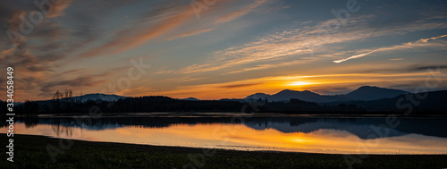 Willamette valley panorama of Mary's Peak Oregon