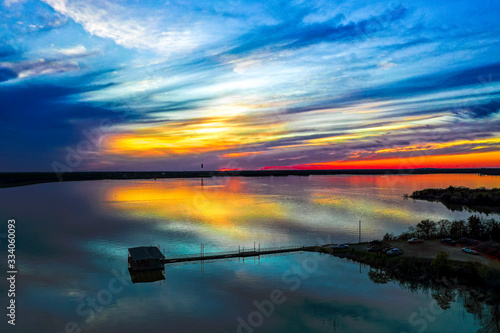 Sunset on the Lake