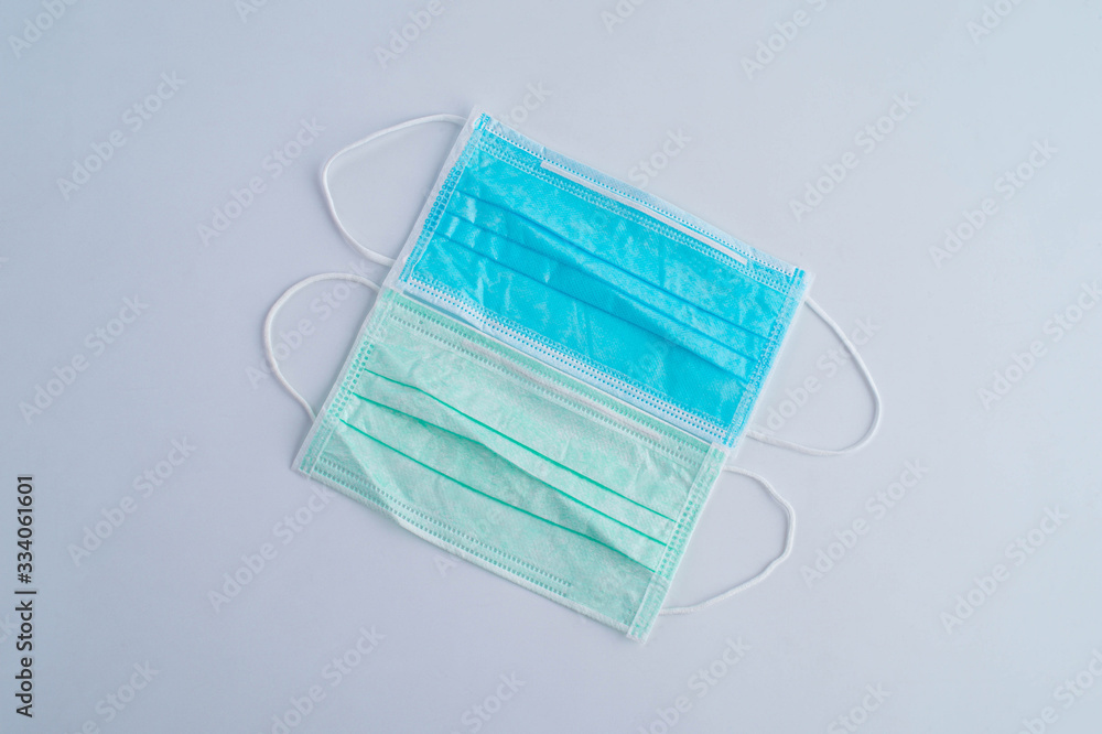 medical mask on white background medical mask on white background
