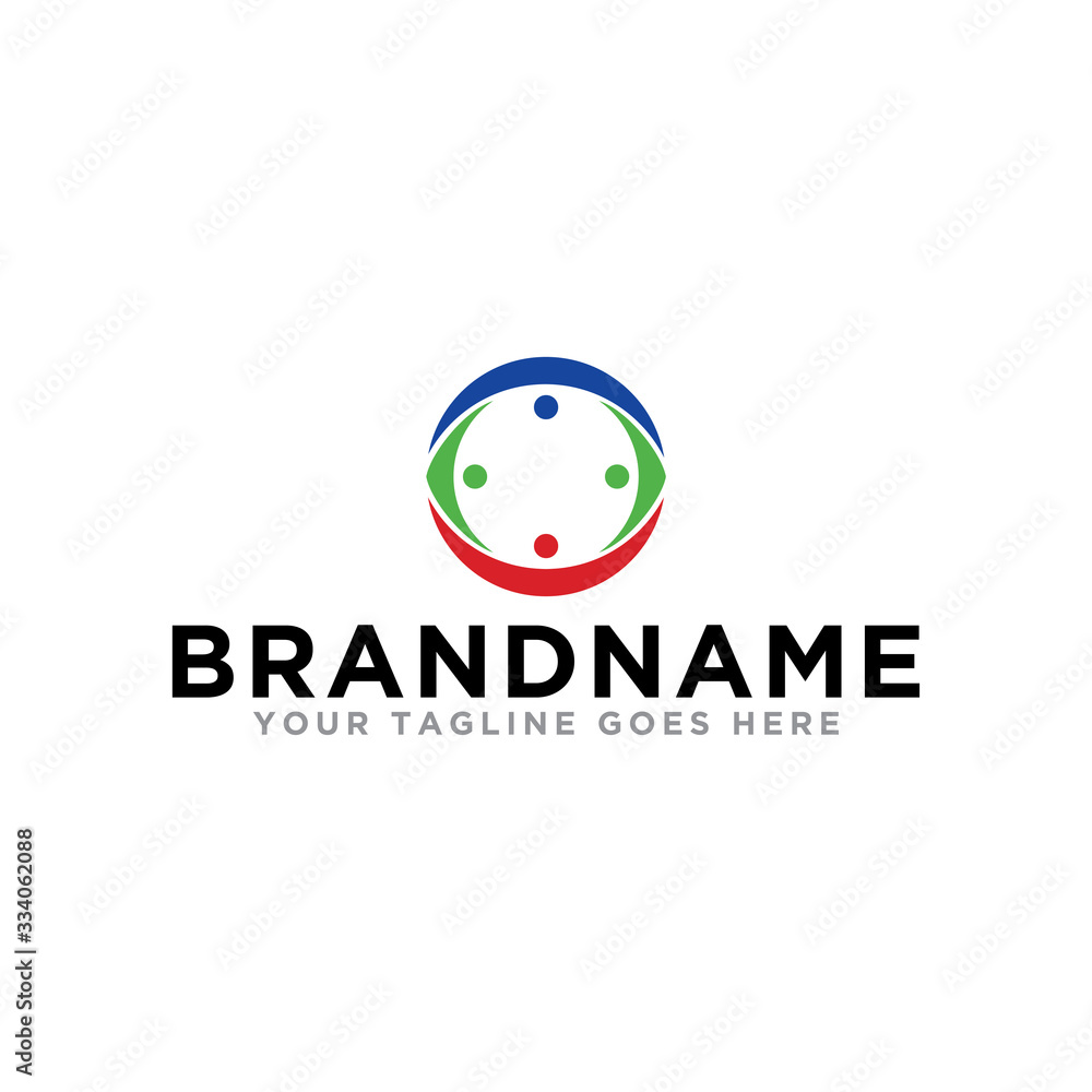 Unity human people care logo icon. Simple design on trendy logo. Unity human people care logo icon. Simple design on trendy logo.