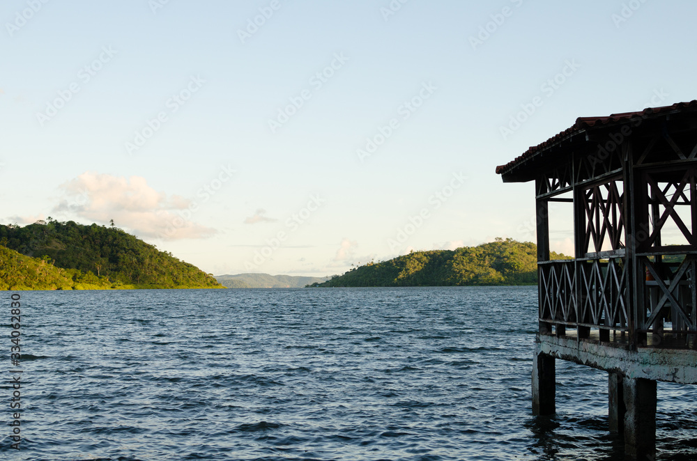 pier on the lake