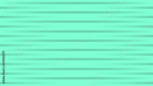 Abstract linear geometric background in trendy mint color. Horizontal pastel illustration