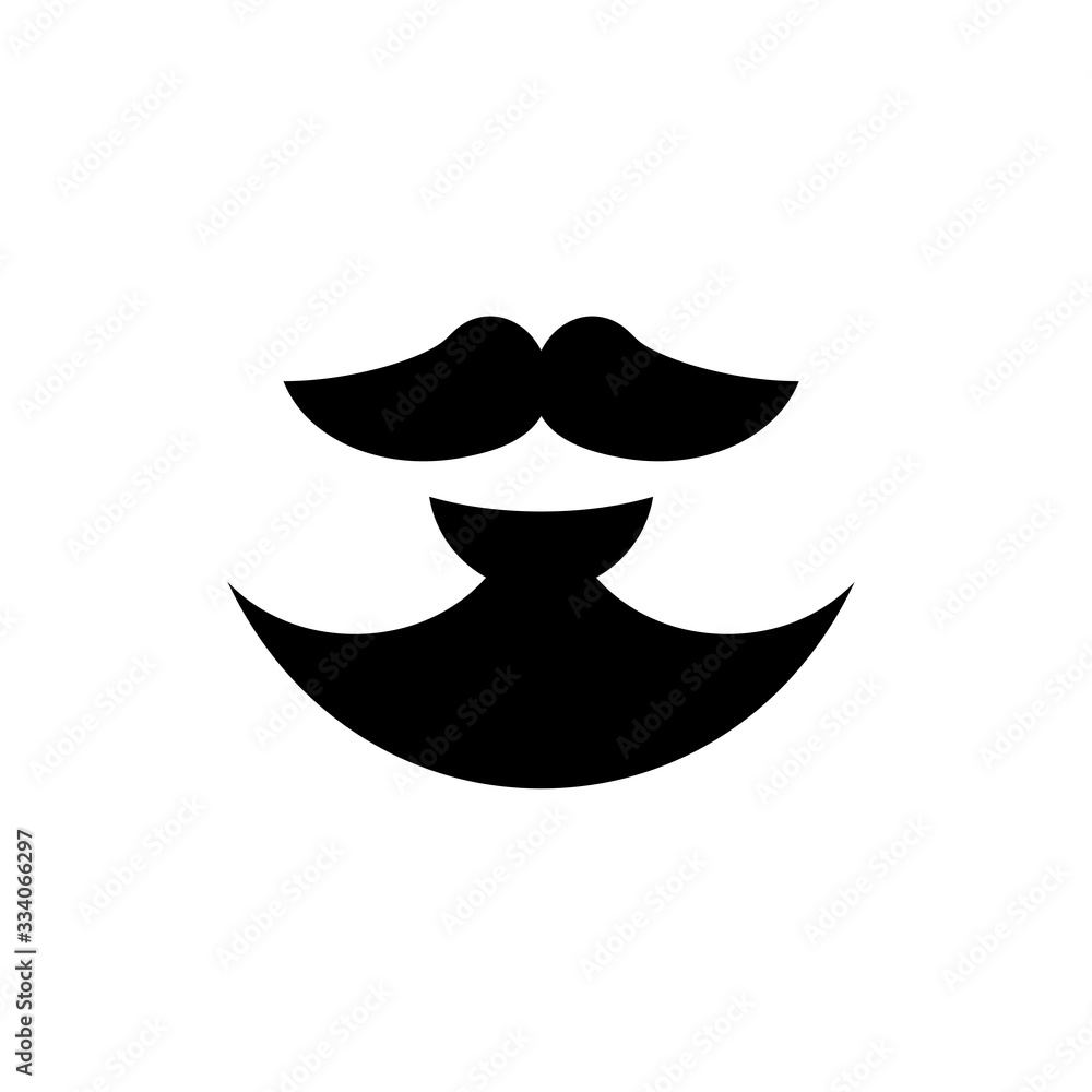 Balbo style anchor beard, vector illustration design Balbo style anchor beard, vector illustration design