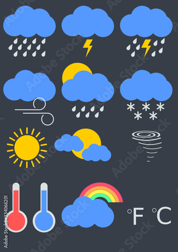 Weather Flat Icons