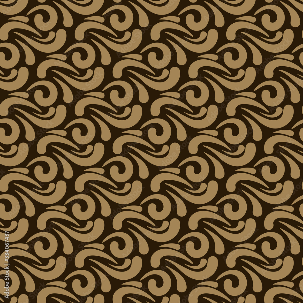 Brown background seamless pattern. Textile design, abstract  texture. Vector image.