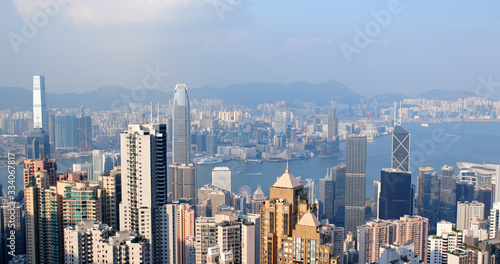 Hong Kong skyline © leungchopan