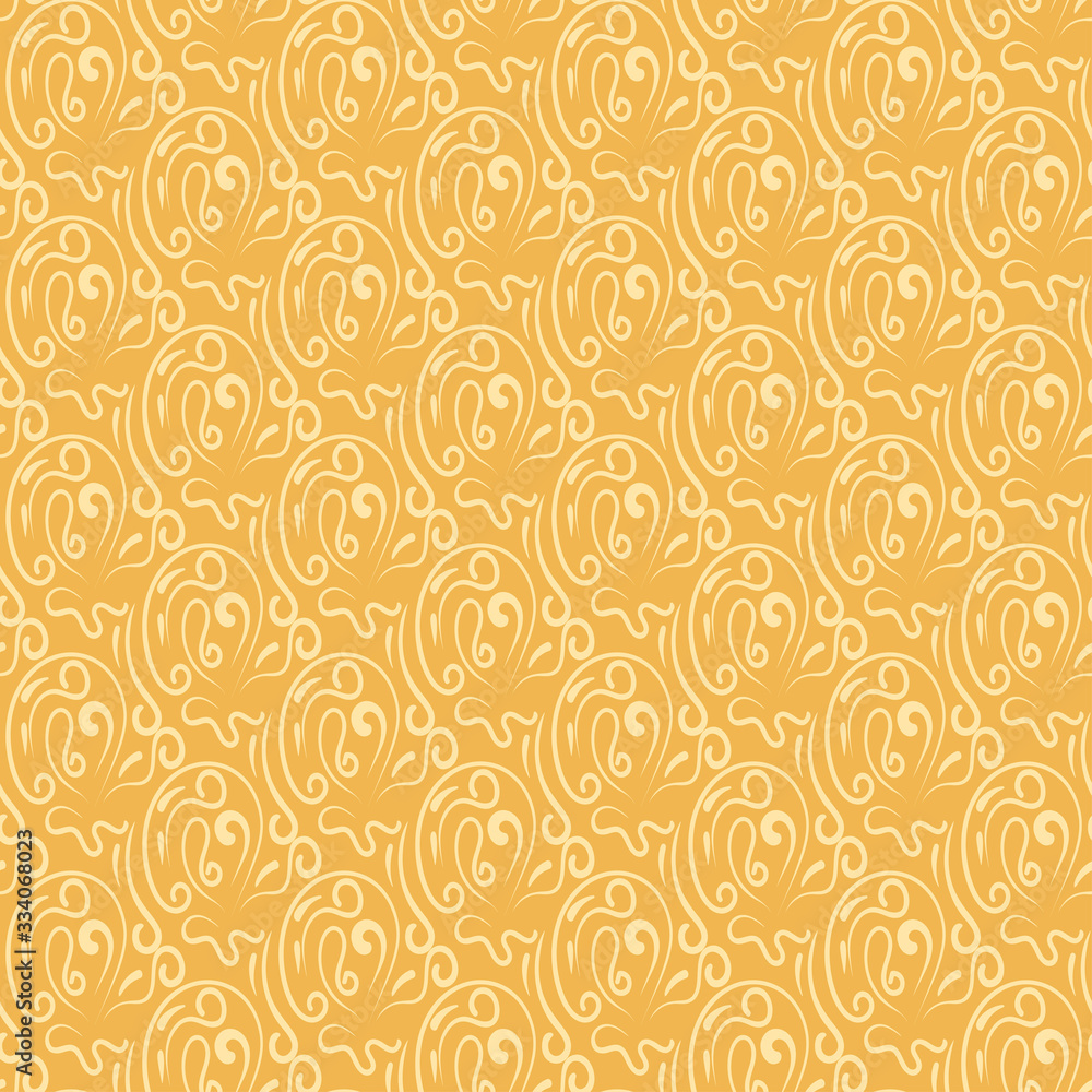 Yellow abstract background pattern. Textile design texture. Yellow abstract background pattern. Textile design texture.