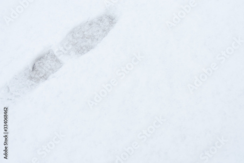 雪と足跡 © Ameashi