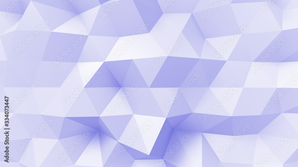 Fototapeta premium Geometric Polygon Wall abstract mesh structure 3D illustration background
