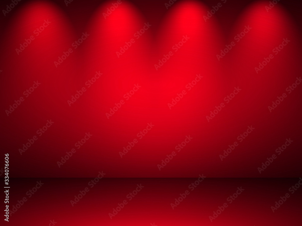 Black and red background. Elegant and beautiful studio background. Black and red background. Elegant and beautiful studio background.