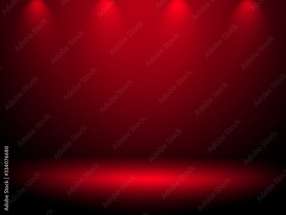 Black and red background. Elegant and beautiful studio background. Black and red background. Elegant and beautiful studio background.