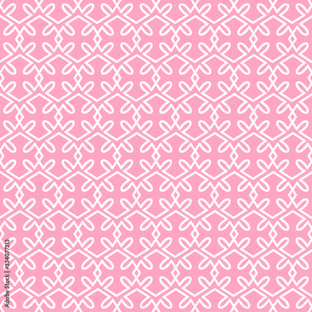 Pink background geometric pattern. Wrapping paper design.