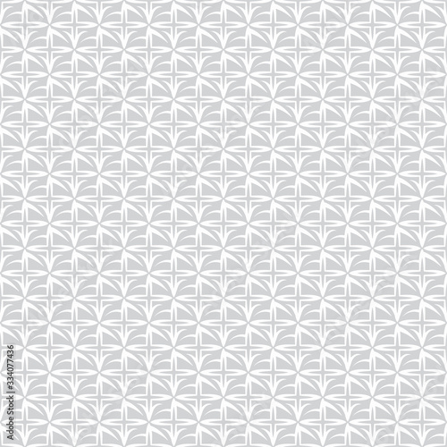 Gray background geometric pattern. Textile design texture.