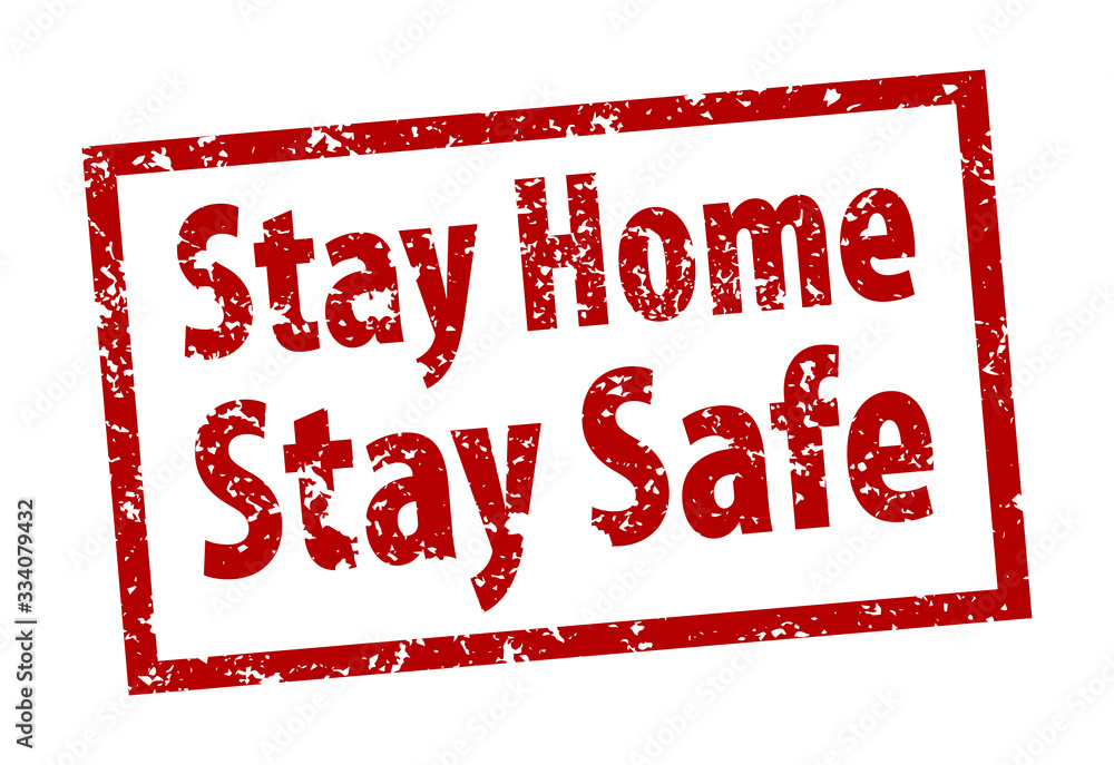 Stay Home Stay Safe rule red square rubber seal stamp on white background. Stamp Stay Home Stay Safe rubber text inside rectangle. Covid-19 infection sign. EPS 10 Stay Home Stay Safe rule red square rubber seal stamp on white background. Stamp Stay Home Stay Safe rubber text inside rectangle. Covid-19 infection sign. EPS 10