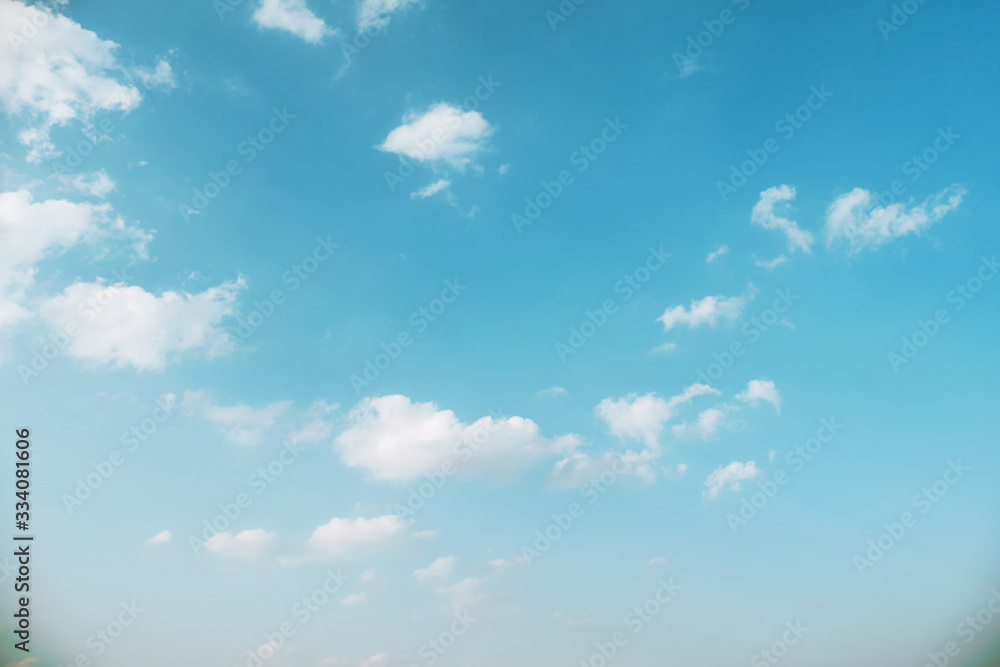 Clouds on Sky blue background Clouds on Sky blue background