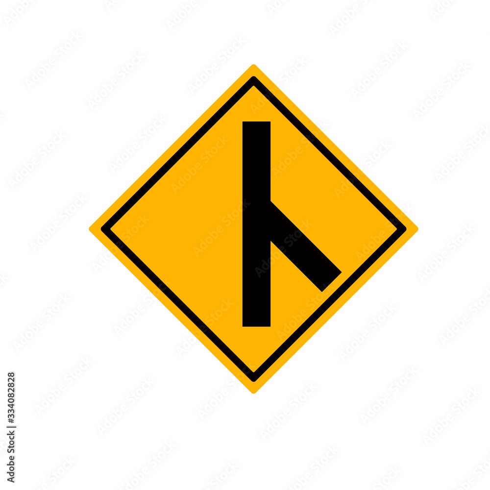 02-Two way traffic sign, vector illustration 02-Two way traffic sign, vector illustration