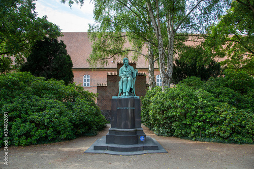 Soren Kierkegaard Statue in Copenhagen photo