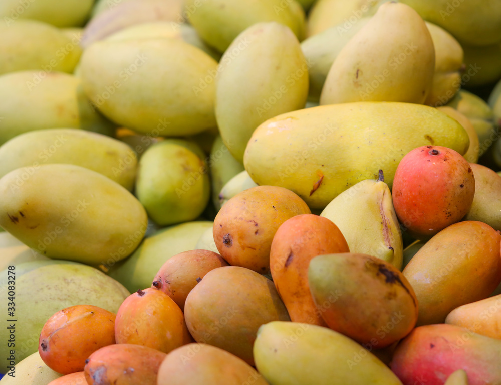 Mango fruits on the market Mango fruits on the market