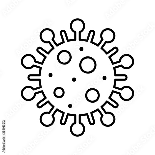 Koronawirus. Symbol wektor.