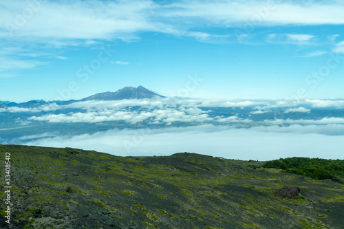 Volcán Osorno, ubicado en la región de los lagos, Chile.