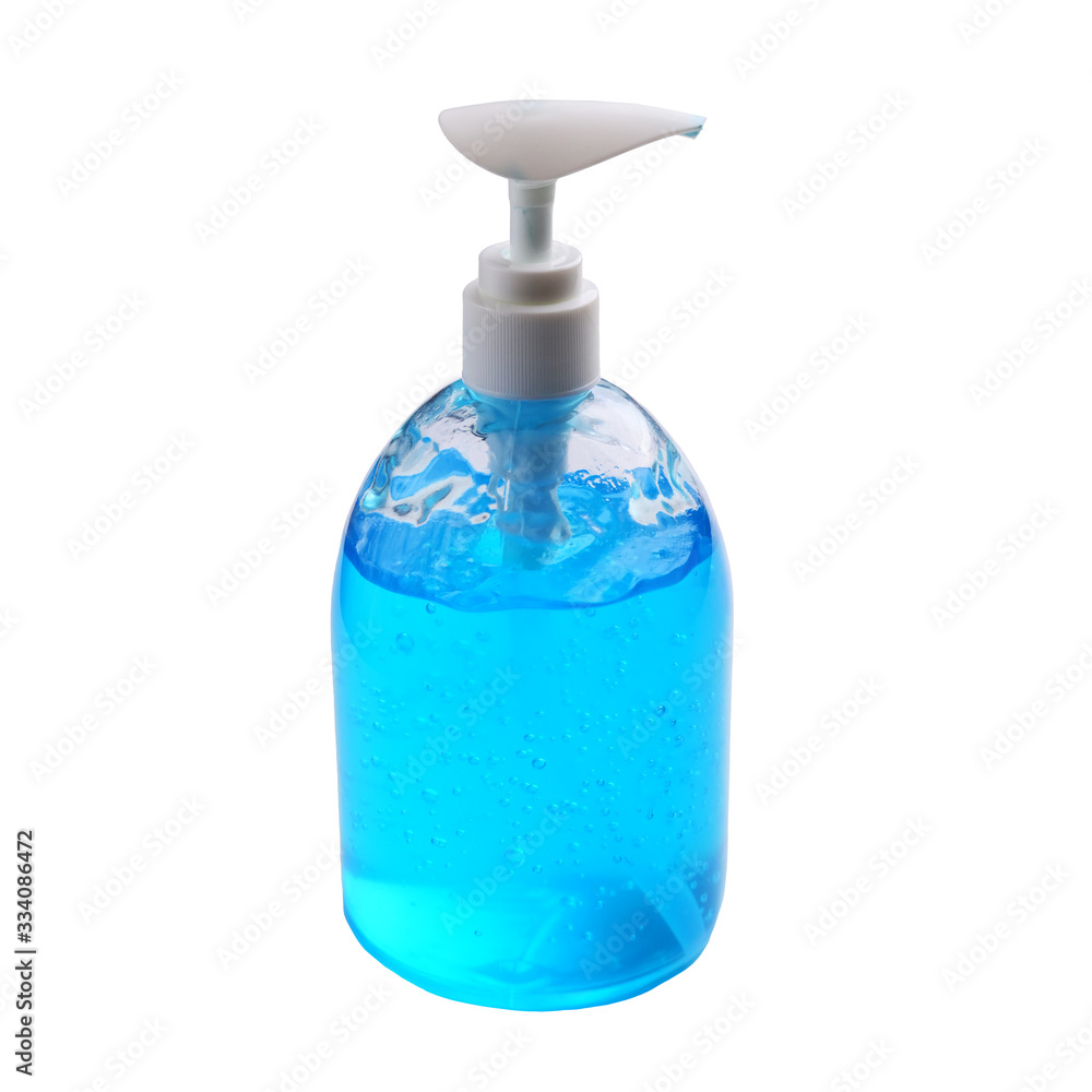 clean alcohol gel medical on white background clean alcohol gel medical on white background