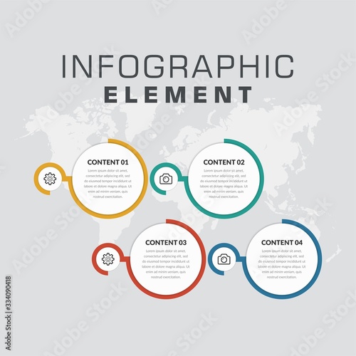 Creative Infographic Element Premium Design for Business