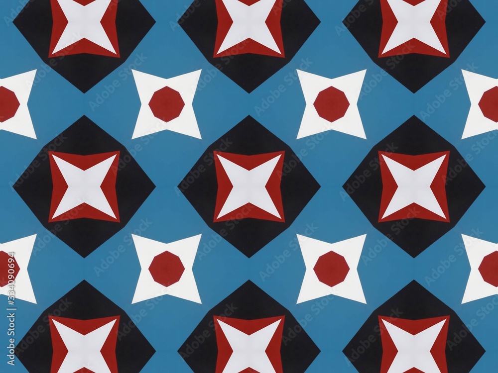 Batik Pattern in Blue Batik Pattern in Blue