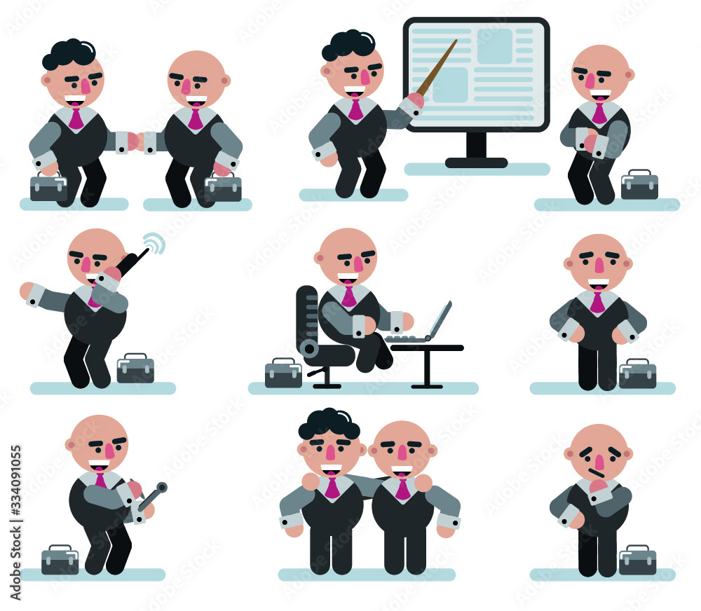 characters businessman, game, flat ,icon man, cartoon characters businessman, game, flat ,icon man, cartoon