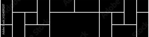 Vector collage for photos. Picture frame. Vector blank for scrapbook don't forget notes.