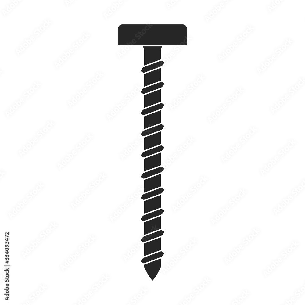 Metal nails vector icon.Black vector icon isolated on white background metal nails. Metal nails vector icon.Black vector icon isolated on white background metal nails.
