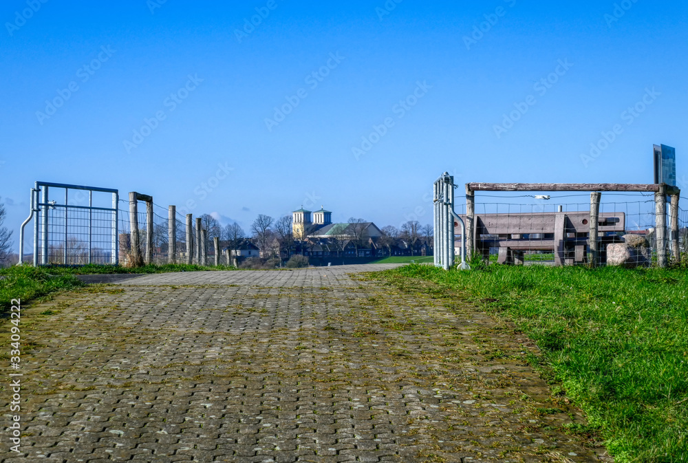Picknickplatz in der Nähe von Rees am Niederrhein