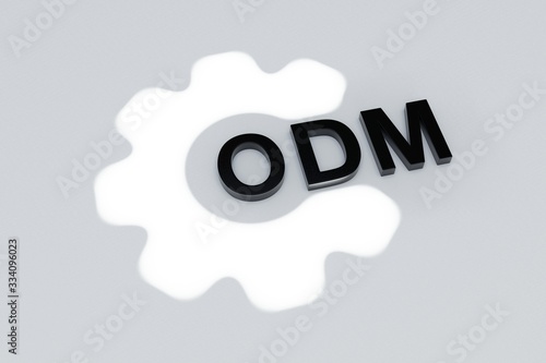 ODM business concept room sunlight 3D illustration photo